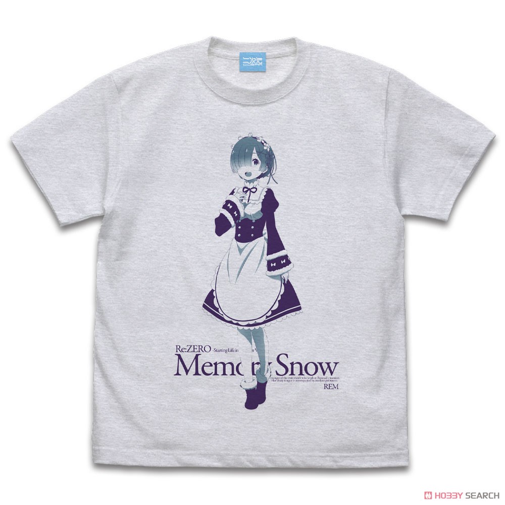 Re:ゼロから始める異世界生活 レム Tシャツ Memory Snow Ver.